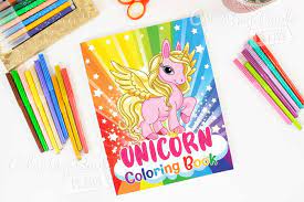 One of the cutest coloring pages of unicorns. Unicorn Coloring Book Cute Unicorns For Coloring For Kids