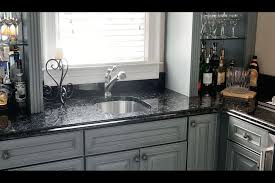 Volga Blue Granite Grey Cabinets Countertops Home Kitchens Granite Kitchen
