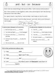 And So But Because In 2020 Conjunctions Worksheet English Grammar Worksheets Grammar Worksheets