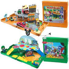 matchbox pop up tv show playsets case entertainment earth matchbox handy manny playset