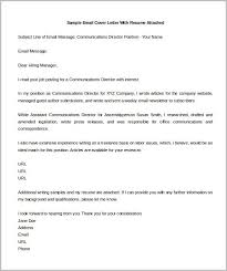 For instance, for the job acceptance letter, just type, re: Email With Resume And Cover Letters Sablon