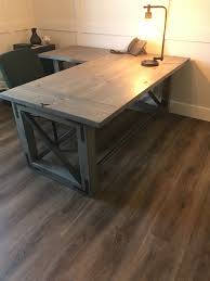 Farmhouse Office Desk Home Desk Diy Corner Desk Wood Office Desk