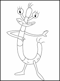 The monsters coloring pages are a good way to introduce mythical animals, obnoxious creatures and contemporary cartoons in your child's everyday life. Printable Coloring Pages For Kids Aaahh Real Monsters 1 Monster Coloring Pages Coloring Pages For Kids Kids Printable Coloring Pages