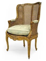 4 louis philippe gold gilt black velvet upholstered claw & ball dining chairs. French Louis Xv Gilt Bergere Arm Chair
