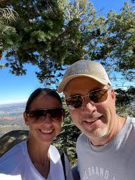 Hiking the Manitou Incline at sunrise