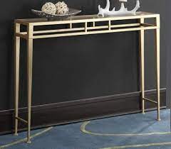 Do you want to worry about a spilled drink on a wood coffee table or a glass one? Console Tables For Entryway Gold Iron Metal Frame Glass Top Perfect For Dressing Up Any Wall In Your Home Buy Online In Botswana At Botswana Desertcart Com Productid 92059090