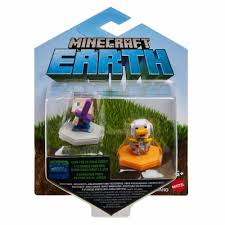 Minecraft is an open world sandbox video game originally made by markus notch persson.it was run by a company called mojang before being sold to microsoft in 2014 for usd $2.5 billion. Mattel Minecraft Earth Mini Figures Assorted 2 Pk City Market