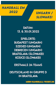 Inclusive all service fee and transaction costs. Handball Em 2022 Tickets Spielplan Fur Ungarn Slowakei Mein Handball Ticket