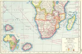 Obviously there are plenty of maps showing the state of africa in 1914. Southern Africa Inset Ascension Is European Colonies 1914 St Helena 1920 Map