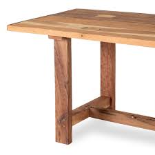 Glass dining tables a modern glass dining table helps make a smaller dining room feel bigger and is a great solution for highlighting a statement area rug placed beneath the table. Modern Rustic Tables