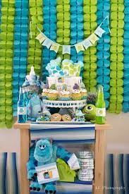 Monster S Inc Baby Shower Baby Shower Party Ideas Photo 1 Of 10 Monsters Inc Baby Shower Monster Baby Showers Monsters Inc Baby