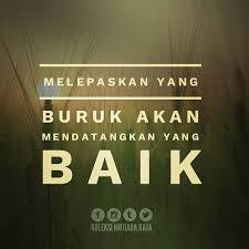 Melepaskan Tidak Akan Membuatkan Kita Kehilangan Words Novelty Sign Decor
