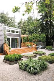 Sunset Magazine New Avenue S New Backyard Cottage No Water Landscaping Drought Resist Inexpensive Backyard Ideas Small Backyard Landscaping Backyard Cottage