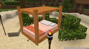 20 minecraft bed designs!on this episode we are going to create 20 different styles of bed ranging from king sized beds, bunk beds, canopy style beds, loft b. Outdoor Minecraft Furniture Minecraft Bedrock Map