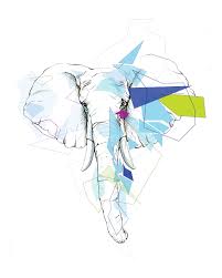 Another icon for a liquor label working with designer chris travers. Geometric Giraffe Face