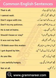 Urdu Phrases With English English To Urdu Learning English For Kids With Urdu Kids Voca Basic English Sentences Learn English Words Simple English Sentences