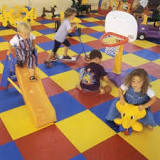 What are the best material options for preschool flooring