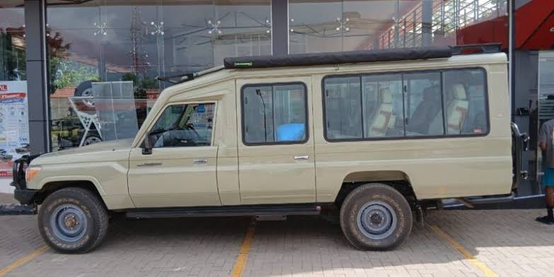 Rugged 4x4 safari vehicle equipped for wilderness exploration, AI generated