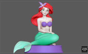 Maybe you would like to learn more about one of these? 3d Print Model Ariel Little Mermaid Princess Disney 3