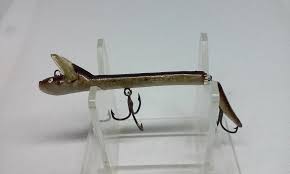Vtg DEPOSE Jointed Eel Dark Back Eelet 3 12 Sinking Crankbait Fish Lure  FRANCE | eBay