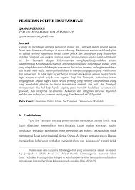 Bidang pembahasan dan metode etika politik. Https Journal Uinmataram Ac Id Index Php Politea Article Download 1507 795