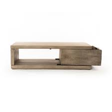 Dillon Rustic Weathered Grey Wood Storage Coffee Table 52 In 2020 Coffee Table With Storage Coffee Table Wood Storage