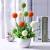 Fake Flower Wall Decor Diy