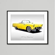 Image result for Goldenrod Yellow 1955 Thunderbird