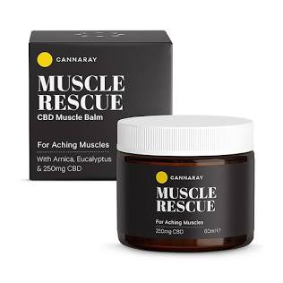 Cannaray Muscle Rescue CBD Muscle Balm 60ml | H&B