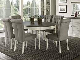 Keep it next to a sunny window to let the cool summer colours light up your living room. Grey Round Dining Table Set For 6 Off 50