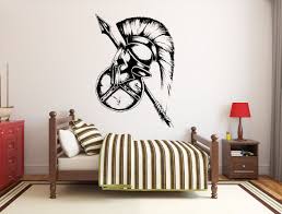 Spartan Wall Decal Spartan Warrior Wall Decor Gladiator Etsy Wall Decor Wall Decals Spartan Warrior