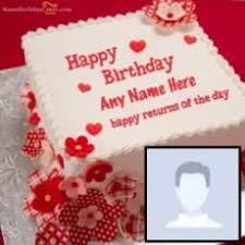Birthday Cake With Name And Photo Editor Free Download Pin On Adel