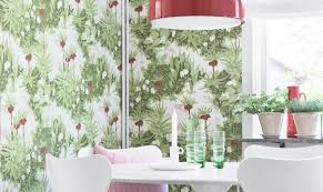 Azulejos de todo tipo, tamaño y ¿cómo puedes cocinar algo teniendo el papel tan cerca? Papel Pintado Cocina Abre El Apetito Decoracion Moderna Para Cocinas