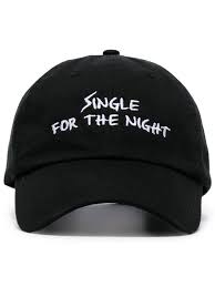 Black And White Baseball Cap Nasaseasons Single For The Night Embroidered Baseball Cap In Black White Modesens Embroidered Baseball Caps Baseball Cap Baseball Cap Hairstyles