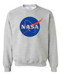 Also, long pullover sweatshirts could make one look curvier, especially if you have an hourglass shape. Nasa Sweatshirt Grau Meatball Sweatshirt Nasa Shirt Etsy