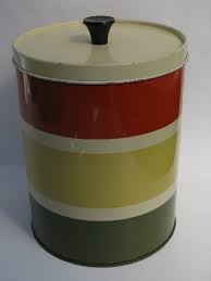 Plus, explore a wide range of kitchen organizers such as cabinets, baskets and canisters cleverly made for small spaces. 60s Vintage Striped Metal Kitchen Canisters Retro Canister Set