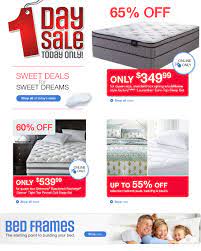Save $15 on average when using updated denver mattress coupons and promo codes for april, 2021 : Sears Canada 1 Day Sale Online Save Up To 65 Off Select Mattresses Today Only Canadian Freebies Coupons Deals Bargains Flyers Contests Canada