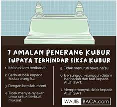 Ada empat amalan yang dapat menerangi kuburan kita dan terhindar dari siksa kubur. 7 Amalan Penerang Dalam Kubur Kita Jalan Menuju Surga Facebook