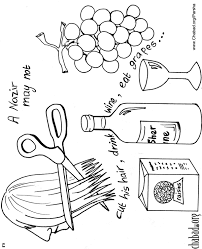 Jewish colouring pages for kids. Naso Coloring Pages Family Parshah Parshah