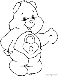 These digital coloring pages for kids and adults are fun to. Care Bears Coloring Pages Coloringall