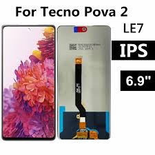 6.9" For Tecno Pova 2 Lcd Display Touch ...