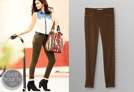 Shop Your Tv Kmart Commercial Selena Gomez S Studded Pants Latest Outfits Award Show Dresses Autumn Fashion