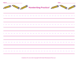 2nd grade writing paper research paper academic service. Free Handwriting Practice Paper For Kids Blank Pdf Templates