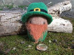 Leprechaun Plush Stuffed Doll Etsy Leprechaun Dolls Soft Sculpture Dolls