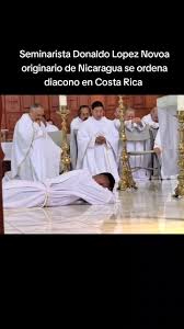Diácono Donaldo López: Ordenación en Costa Rica
