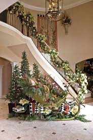 Cypress Homeowners Deck The Halls With Treasure Filled Elegance Christmas Staircase Christmas Entryway Christmas Porch
