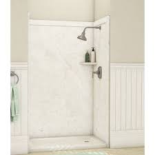 Flexstone Elegance Shower Surround 80 H X 48 W X 36 D 3 Panel Shower Wall In 2020 Shower Surround Shower Wall Shower Wall Kits