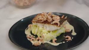 Pollak Met Grijze Garnalen Beurre Blanc En Prei Dagelijkse Kost Prei Garnalen Aardappel