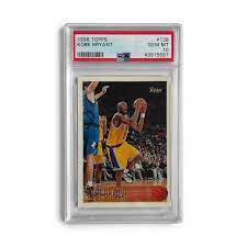 Kobe bryant black label pristine rookie card sells for nearly $1.8 million usd at auction: 1996 Topps Kobe Bryant Psa 10 Rookie Card Uncrate