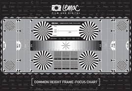Lemac A4 Laminated Board Frame Focus Test Chart Lemac